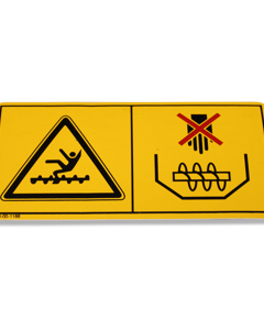 Piktogramm: Verletzungsgefahr / Futterbehälter